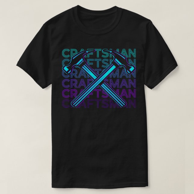 T-shirt Artiste Hammer Retro Cadeau (Design devant)