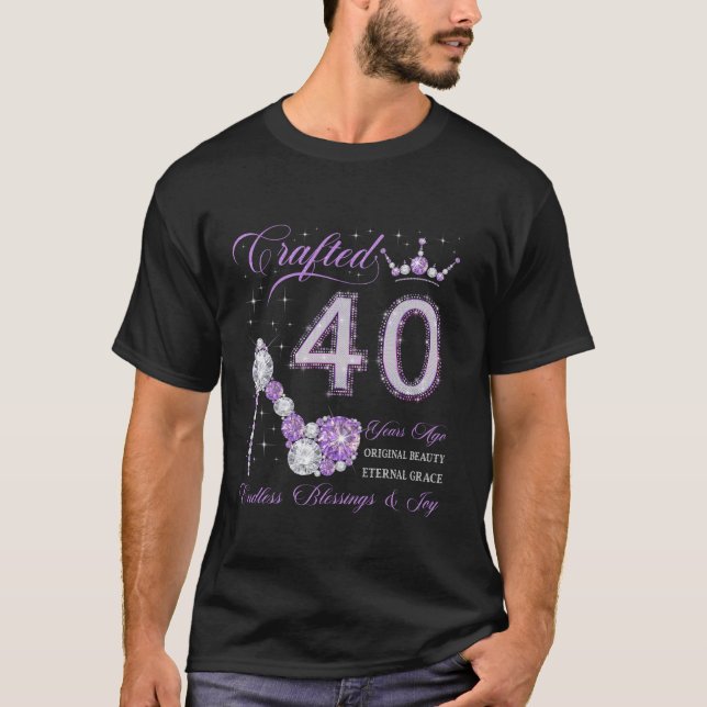 T-shirt Artiste Il Y A 40 Ans 40 Ans 40 Ans Qu (Devant)
