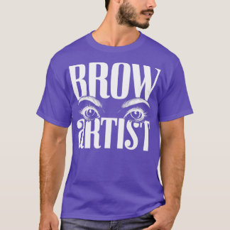 T-shirt Artiste maquillage Beauticier Cosmetic Brow Techni