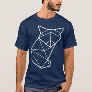 T-shirt artiste Origami Fox