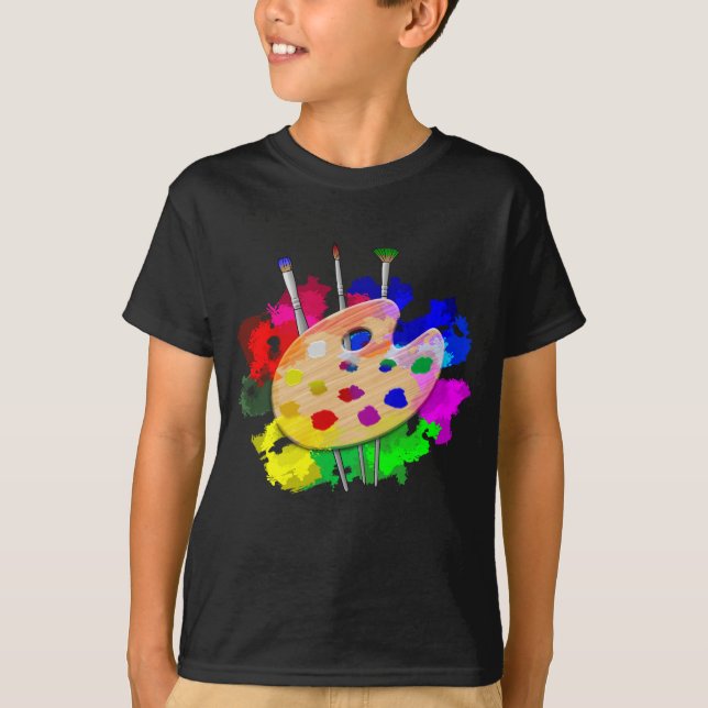 T-shirt Artiste Palette (Devant)