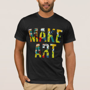 T-shirt Artiste peintre artistique de la peinture colorée