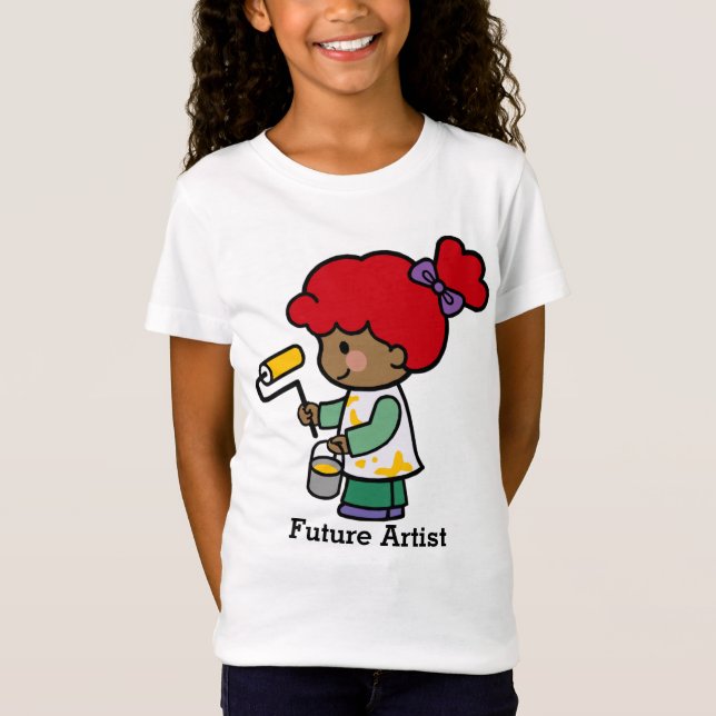 T-Shirt Artiste peintre futur avec rouleau (Devant)