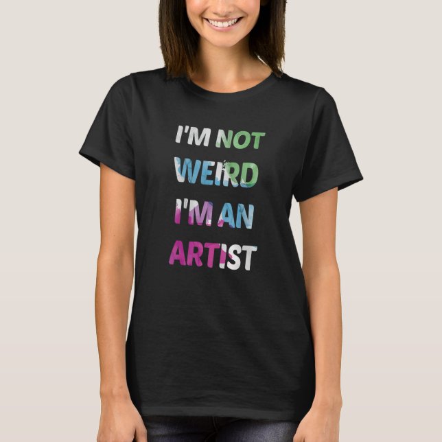 T-shirt Artiste pour enseignants et enseignants (Devant)