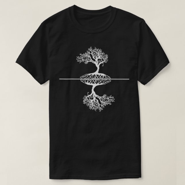 T-shirt Artiste Réflexion Arbre de Vie (Design devant)