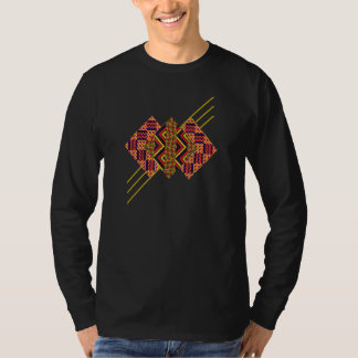 T-shirt Artiste traditionnel africain de patchwork dashiki