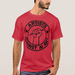 T-shirt Artistes contre l'IA Art 2