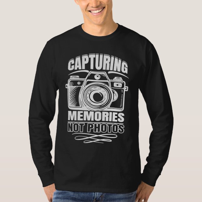 T-shirt Artistic Lovable Memories Of Photographers Saying (Devant)