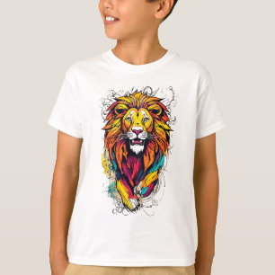 T-shirt artistique audacieux et puissant