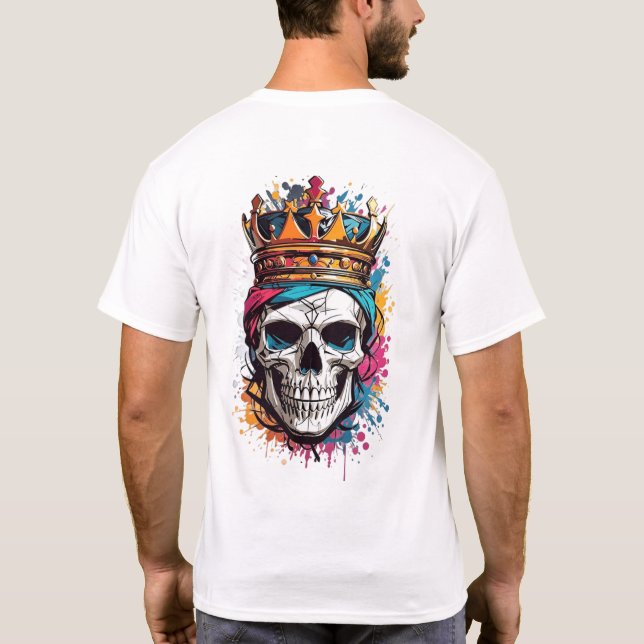 T-shirt artistique gras (Dos)