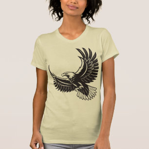 T-Shirt artistique pour femmes Boho Soaring Eagle