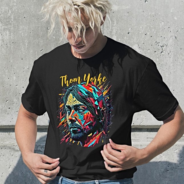 T-shirt artistique Retro Thom Yorke (Créateur téléchargé)