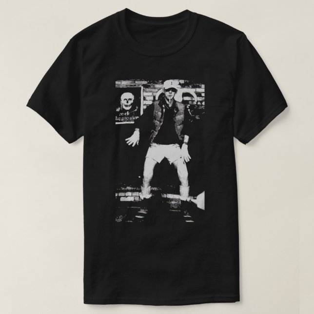 T-shirt Arts De Style vintage Peur Noire Et Peur Partout (Design devant)