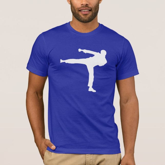 T-shirt Arts martiaux bleus (Devant)