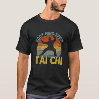 T-shirt Arts martiaux chinois Tai Chi vintage Taiji Retro