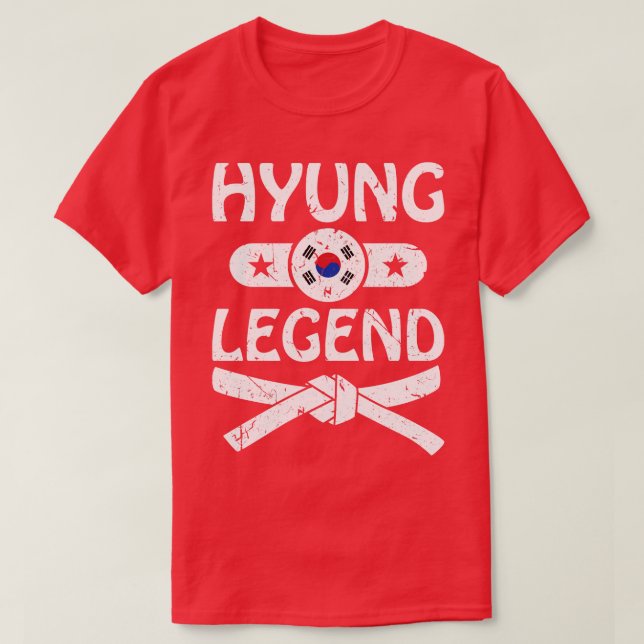 T-shirt Arts martiaux coréens Hyung (Design devant)