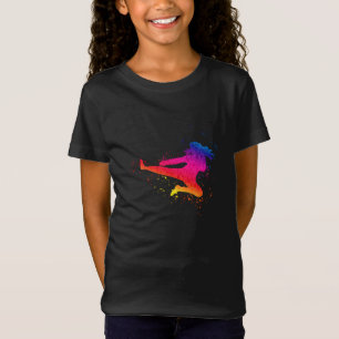 T-Shirt Arts Martiaux Féminins, Coup De Feu, Coup De Peint