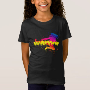 T-Shirt Arts Martiaux Féminins, Coup De Feu, Coup De Peint