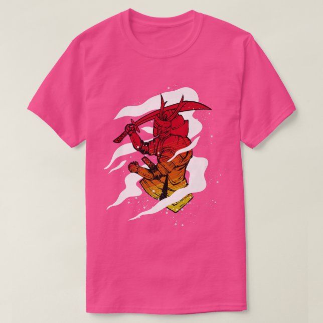 T-shirt Arts martiaux japonais Samurai (Design devant)