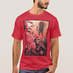 T-shirt Arts martiaux Japonais Samurai Japon Montagnes et