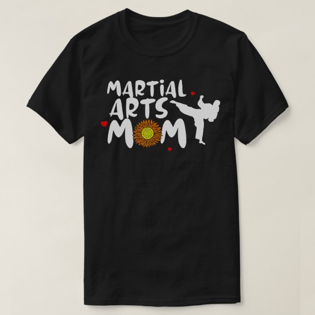 T-shirt Arts martiaux maman pour femmes beaux arts martiau (Design devant)