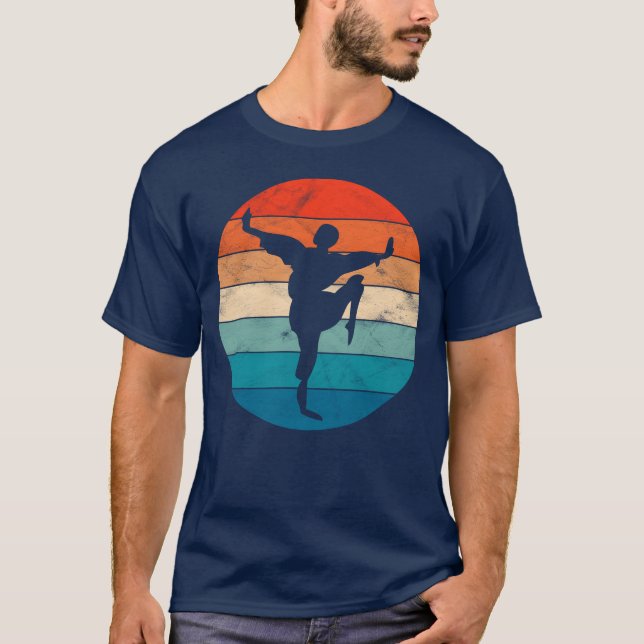 T-shirt Arts Martiaux rétro (Devant)