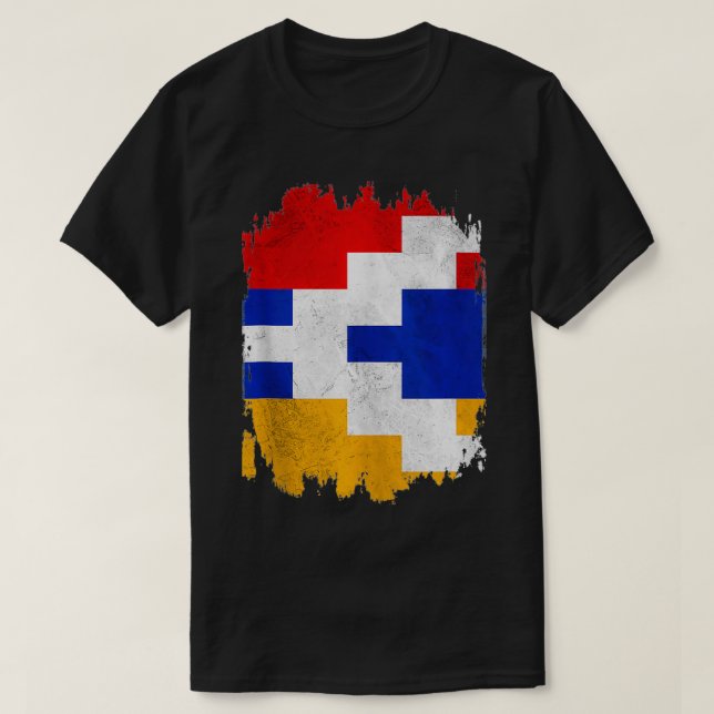 T-shirt Artsakh Forte défense Artsakh Arménie Manifestatio (Design devant)