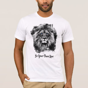 T-shirt *~* Artsy AP23 Peinture Artistique LION D'ARGENT T