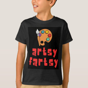 T-shirt artsy-fartsy