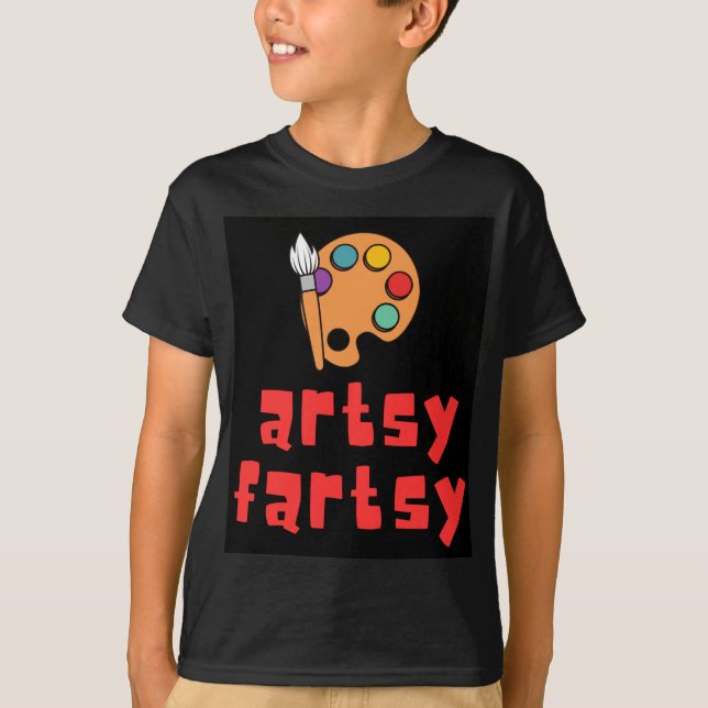 T-shirt artsy-fartsy (Devant)