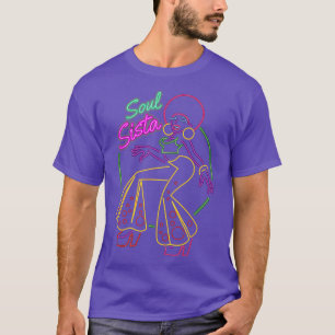 T-shirt Artsy Femme Funk Chemise Vintage les années 70 Cos
