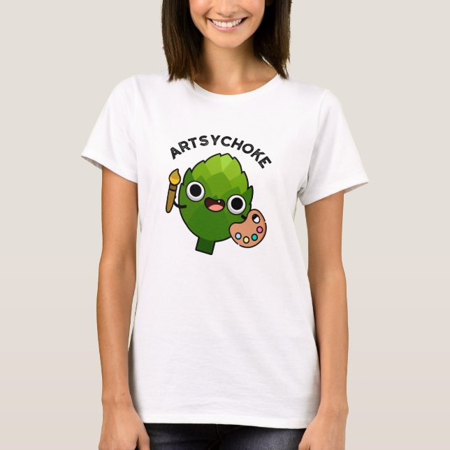 T-shirt Artsychoke Funny Veggie Artichoke (Devant)