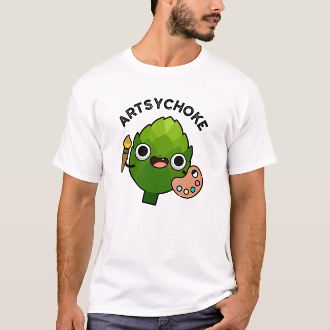 T-shirt Artsychoke Funny Veggie Artichoke (Devant)