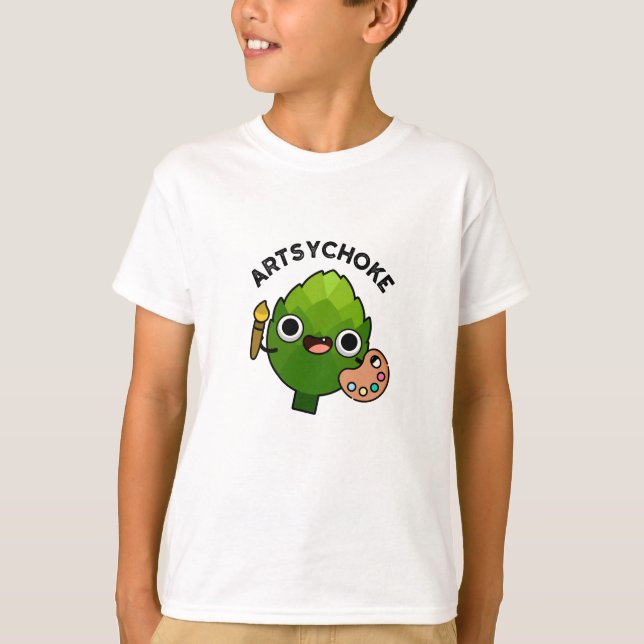 T-shirt Artsychoke Funny Veggie Artichoke (Devant)
