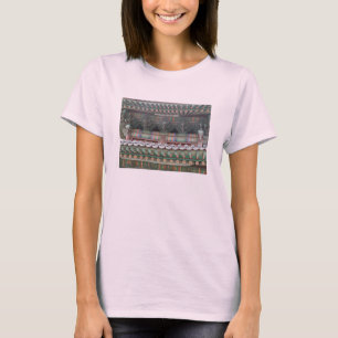 T-shirt Artwork coréen classique aux couleurs douces sur u