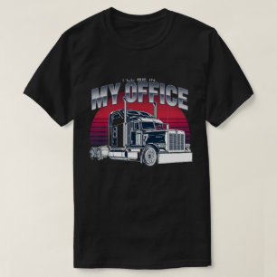 T-shirt Artwork de conception graphique en semi-camion gra