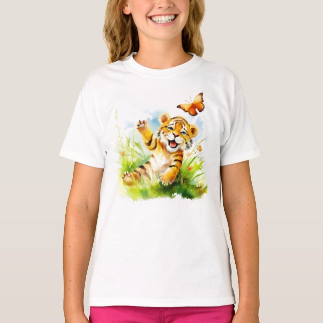 T-shirt Aru : Un bébé de rêve tigre (Devant)