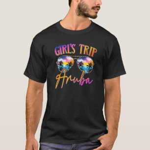 T-shirt Aruba 2022 Girls Trip Lunettes de soleil été corre
