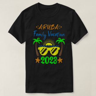 T-shirt Aruba Family Vacation 2023 Matching Family Group V