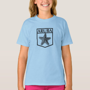 T-shirt Aruba Island Design - Fille Américaine Vêtements f