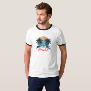 T-shirt Aruba Island Design (Version 2) - Bague de base po