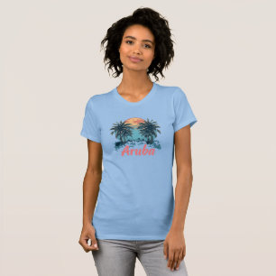 T-shirt Aruba Island Design (Version 2) - Bella+Ca féminin