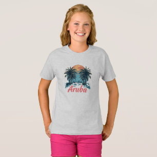 T-shirt Aruba Island Design (Version 2) - T-S de base pour