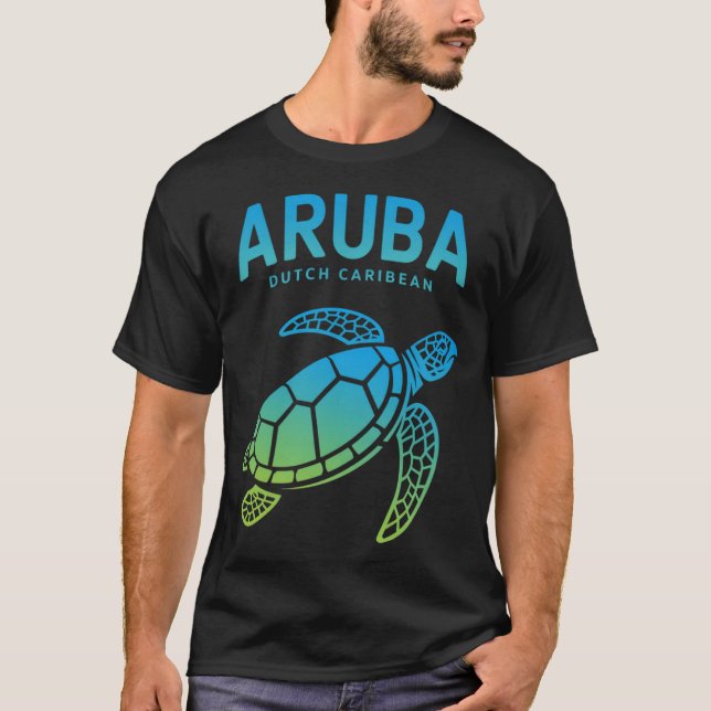 T-shirt  Aruba Sea Turtle Cruise Vacation  (Devant)