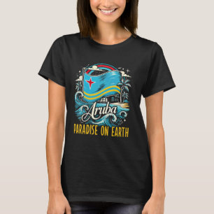 T-shirt Aruba Tropical Trip Pays Voyage Vacances I Love