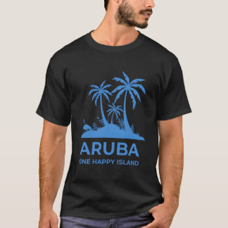 T-shirt Aruba Une Île Heureuse