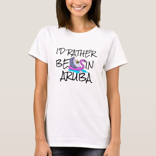 T-shirt Aruba Vacay Caraïbes Plages de vacances amusantes (Devant)