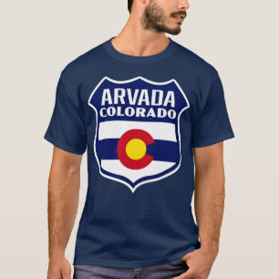 T-shirt Arvada Colorado Retro Pavillon bleu
