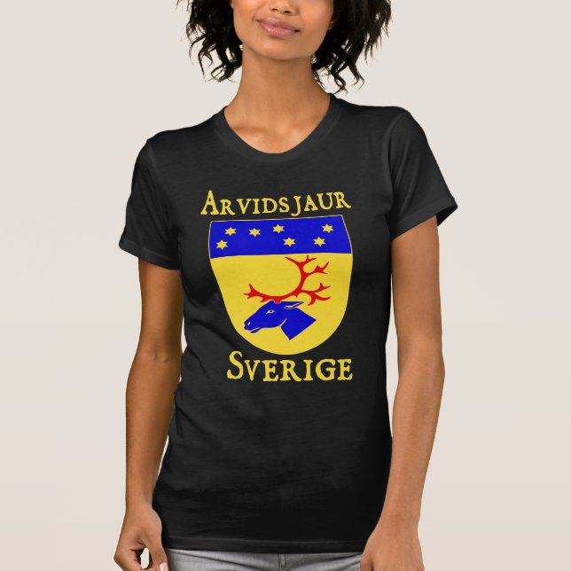 T-shirt Arvidsjaur, Sverige (Suède) (Devant)