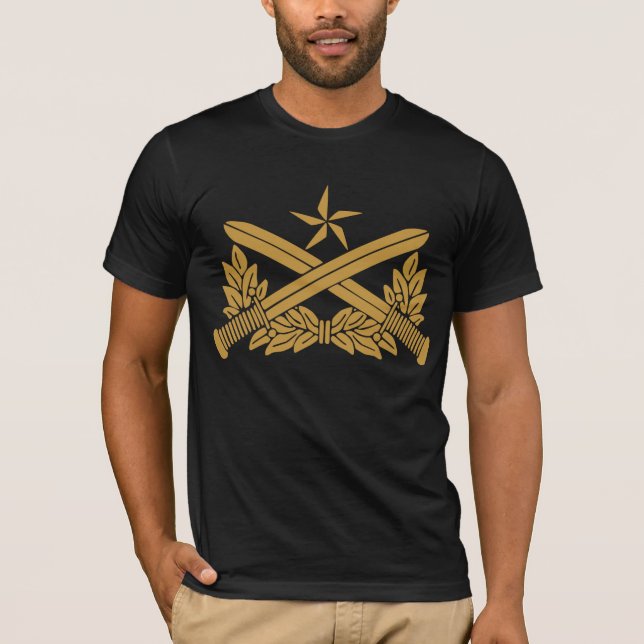 T-shirt ARVN Rangers Biêt Code Long Quân BDQ Badge (Devant)